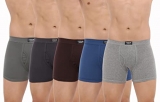 Dollar Bigboss Men’S Assorted Pack Of 5 Lycra Trunk (8905474832800_Mbtr-11-Lycratrnk-Po5-Xl)