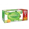 Chandrika Glycerine Ayurveda Gel Bar, 125G (Pack Of 6)