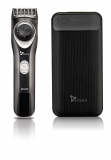 Syska Tp7526 Combos – Ht750 90Mins Run Time Beard Trimmer (Black Silver) And 10000 Mah Power Bank (10 W, Fast Charging) (Black, Lithium Polymer)