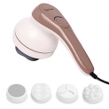 Lifelong Llm270 Powerful Handheld Electric Manipol Massager| Massager For Pain Relief | Massage At Home (Brown, 1 Year Warranty)