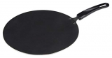 Cresta Aluminium Concave Tawa (26Cm, Gas Stove Compatible), Black