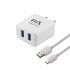 Boat Wcdv 22.5W Dual Port Wall Charger With 18W Quick Charge 3.0 & 22.5W Power Delivery Support, Smart Ic Protection, Auto Detection, Corrosion Resistant Pins & Pd Cable(White)
