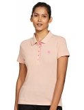 T-Shirt Wmn Sg Polo Wpssa075 Peach M