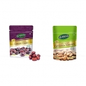 Happilo Premium International Omani Dates, 250G (Pack Of 1) And Happilo 100% Natural Premium Californian Almonds, 200G