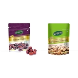 Happilo Premium International Omani Dates, 250G (Pack Of 1) And Happilo 100% Natural Premium Californian Almonds, 200G