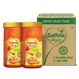 Saffola Honey, 100% Pure Nmr Tested Honey, 1.5Kg (Super Saver Pack)