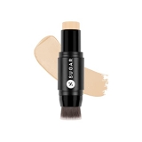Sugar Cosmetics Ace Of Face Foundation Stick – 17 Raf (Light Foundation With Golden Undertone) – Waterproof, Full Coverage Foundation For Women With Inbuilt Brush | Mini (Matte Finish)