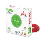 Polycab Eco-Friendly Green Wire – Colour:Red 90M 1Sqmm