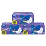 Stayfree Dry Max All Night Xl Dry Cover Sanitary Pads For Women Combo Offer, 3 X 42S (126 Napkins)