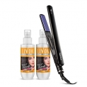 Livon Super Styler Serum For Women & Men For Hair Straightening |Straighter Hair Up To 12 Hours & 5X Less Breakage | With Heat Activated Proteins | 100 Ml(Pack Of 2) With Syska Hair Straightener