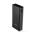 Urbn 20000 Mah 20W Super Fast Charging Metal Power Bank | Type C Pd (Input& Output) | Qc 3.0 Dual Usb Output | Two-Way Fast Charging | Type C Cable Included-Black