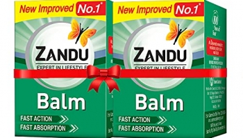Zandu Balm, 50Ml X Pack Of 2, Effective Relief From Headache, Body Pain, Sprain And Cold