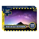 Webby The Milky Way Galaxy Over The Mountain Jigsaw Puzzle, 500 Pieces