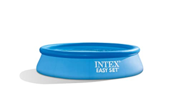 Intex 28106 – 8Ft X 24 Inch (H) Easy Set Inflatable Puncture Resistant Circular Above Ground Portable Outdoor Family Swimming Pool