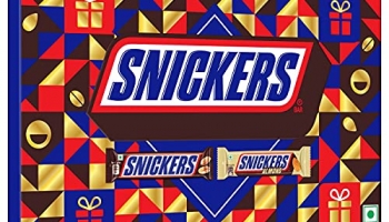 Snickers Gift Pack, Assortment Of Peanut & Almond Chocolate Bar, 340G Pack
