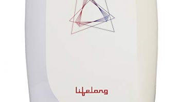 Lifelong Llwh106 Flash 3 Litres Instant Water Heater For Home Use, 8 Bar Pressure,Power On/Off Indicator And Advanced Safety, (3000W, Isi Certified, 2 Years Warranty)