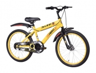 Hero Blast 20T Kids Cycle With Mudguards | Yellow | Easy Self Assembly | Hero Cycle For Age 7 To 10 Years Boys And Girls | Frame : 12 Inches