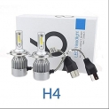 Pa C6 H-4 36W/3800Lm Led Headlight Conversion Kit Car High/Low Beam Bulb Driving Lamp 6500K, White -Pack Of 2