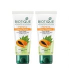Biotique Papaya Deep Cleanse Face Wash For Visibly Glowing Skin All Skin Types 2X100Ml