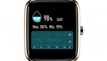 Noise Colorfit Pro 2 Oxy Smartwatch With Spo2 Sensor (For Blood Oxygen Level Measurement), 24*7 Heart Rate Monitor, Sleep & Stress Monitor, 14 Sports Mode & 10 Day Battery (Deep Wine)