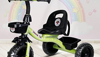 Stepupp Front And Back Basket Tricycle For Kids