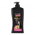 Chik Protein Solution Thick And Glossy Shampoo, With Badam Protein, Bhringraj Oil & Black Tea,650Ml