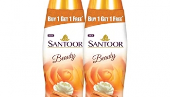 Santoor Perfumed Talc, 150G (Pack Of 2)
