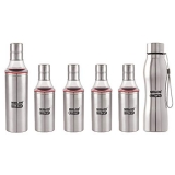 Nirlon 6Pcs Oil Pot And Water Bottle Combo Set Pack Of 06
