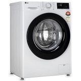 Lg 8 Kg 5 Star Inverter Fully-Automatic Front Loading Washing Machine With Inbuilt Heater (Fhp1208Z3W, Blue White, Ai Dd Technology & Steam For Hygiene)