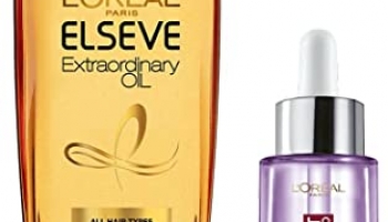 L’Oréal Paris Revitalift 1.5% Hyaluronic Acid Face Serum, 15 Ml & L’Oreal Paris Elseve Extraordinary Oil, 30 Ml