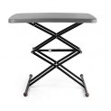 Cello Riser Duroplast Multi Utility Rectangular Table, Scissor Fold And Height Adjustable, Grey