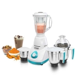 Russell Hobbs Livia750 (750 Watt) Full Copper Motor Mixer Grinder With 3 Stainless Steel Jar + 1 Juicer Jar (White)