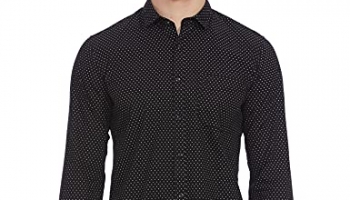 Lawman Pg3 Men’S Slim Shirt (Law Sh Ct-112_Prt-Black Small)