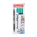 Luxor Perma Med Marker Pen , Green ( Pack Of 10 )