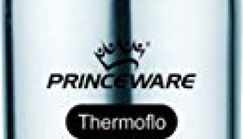 Princeware Neva Food Grade Stainless Steel Insulated Vacuum Flask, 1-Litre, Elegant Shape