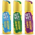 Set Wet Cool, Charm And Swag Avatar Deodorant Spray  –  For Men(450 Ml, Pack Of 3)
