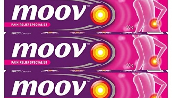Moov Fast Pain Relief Cream – 50G (Pack Of 3) | Suitable For Back Pain, Muscle Pain, Joint Pain, Knee Pain | 100% Ayurvedic Formula | Suitable For Sports & Gym Related Injuries