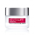 L’Oréal Paris Revitalift Crystal Fresh Hydrating Gel Cream, Oil-Free Moisturiser, With Salicylic Acid, 15Ml
