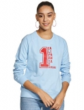 Amazon Brand – Symbol Women’S Cottonblend Crew Neck Sweatshirts (Sym Aw20Sw-Vr06_Sky Blue_Small_Sky Blue_S)