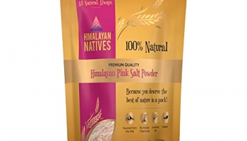 Himalayan Natives Premium Pink Salt Powder 1Kg Pouch | 1000G | Himalayan Pink Salt 1 Kg Powder | Rock Salt Powder