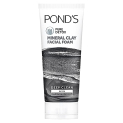 Pond’S Pure Detox Mineral Clay Activated Charcoal, 4X Oil Absorbing, Detoxifying, For Oil Free Instant Glow, Face Wash 90 G