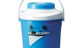 Milton Kool Stallion 22 Insulated Plastic Water Jug, 1 Piece, 16.4 Litres, Blue | Food Grade | Easy To Carry | Bpa Free | Ideal For Travel | Picnic | Homes | Office | Shops | Clinics