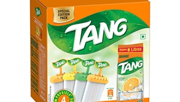 Tang Instant Drink Mix – Orange, 500G – Pack Of 2 With 4 Popsicle Moulds