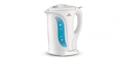 Bajaj 1-Litre 1200-Watt Cordless Kettle, White