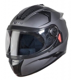 Steelbird Hi-Gn Sbh-17 Robot Mat Axis Grey With Plain Visor,580Mm, Medium