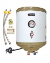 Activa 15 L Storage 2 Kva Special Anti Rust Coating 0.75 Mm Ss Tank Geyser With Temperature Meter With 5 Years Warranty