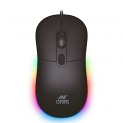 Ant Esports Gm40 Wired Optical Gaming Mouse With Rgb Led, Lightweight And Ergonomic Design, Dpi Upto 2400, Compatible With Windows And Mac
