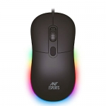 Ant Esports Gm40 Wired Optical Gaming Mouse With Rgb Led, Lightweight And Ergonomic Design, Dpi Upto 2400, Compatible With Windows And Mac
