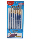 Maped Synthetic Hair Round Brush Set Of 7, Multicolour (867616)