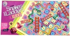 Futdlittle Snakes And Ladders With Ludo 2 In 1 Party & Fun Games Board Game (Multi)